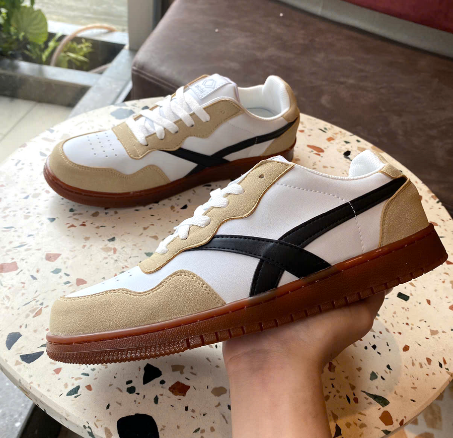 Giày Sneaker Inichi G1331 Be X Đen